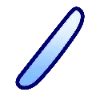 🎀 Эмодзи «Голубенькие буквы» для Telegram