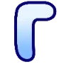 ✨ Эмодзи «Голубенькие буквы» для Telegram