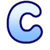 ✨ Эмодзи «Голубенькие буквы» для Telegram