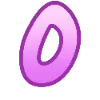 0️⃣ Эмодзи «Хуба буба шрифт» для Telegram