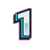 1️⃣ Эмодзи «Буквы и цифры голубого цвета» для Telegram
