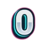 💛 Эмодзи «Буквы и цифры голубого цвета» для Telegram