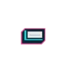 ➖ Эмодзи «Буквы и цифры голубого цвета» для Telegram