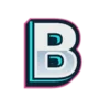 😃 Эмодзи «Буквы и цифры голубого цвета» для Telegram