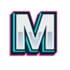 😘 Эмодзи «Буквы и цифры голубого цвета» для Telegram
