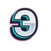 😊 Эмодзи «Буквы и цифры голубого цвета» для Telegram