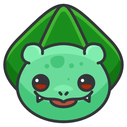 Стикерпак Bulbasaur для Telegram — скачать