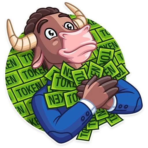 😮 Стикер «Bull & Bear» для Telegram
