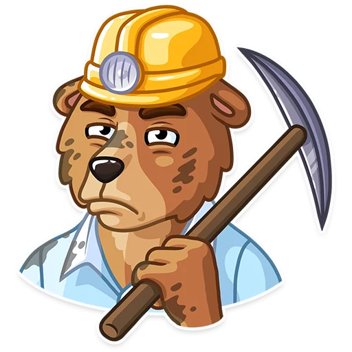 😠 Стикер «Bull & Bear» для Telegram