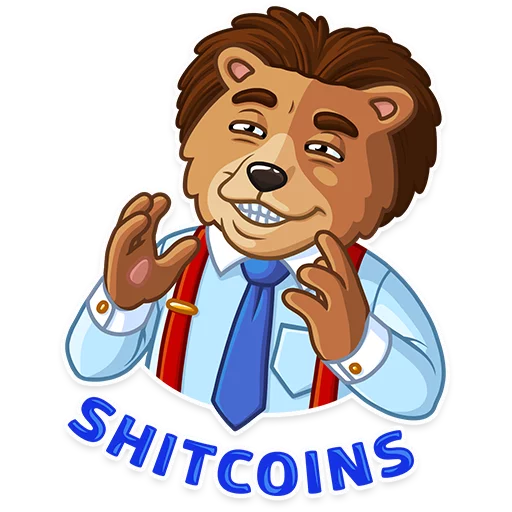 💩 Стикер «Bull & Bear» для Telegram
