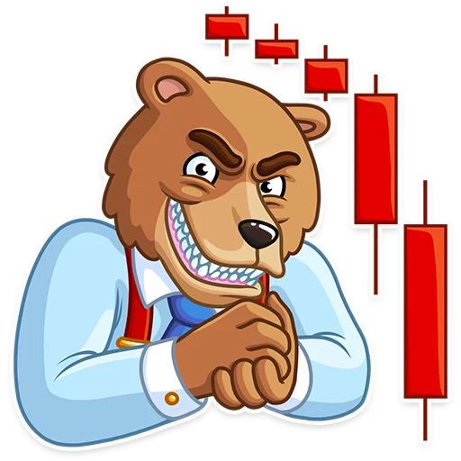 😈 Стикер «Bull & Bear» для Telegram