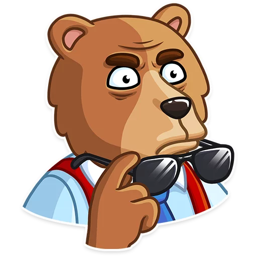 😦 Стикер «Bull & Bear» для Telegram