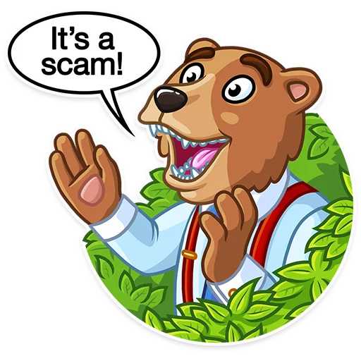🗣 Стикер «Bull & Bear» для Telegram