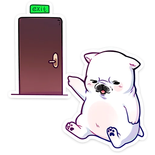 ⭐ Стикер «Бульдозер» для Telegram