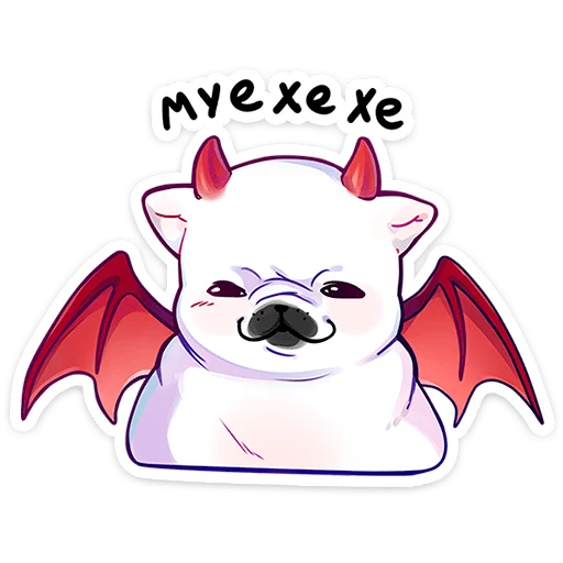 😈 Стикер «Бульдозер» для Telegram