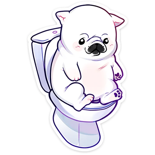 ⭐ Стикер «Бульдозер» для Telegram