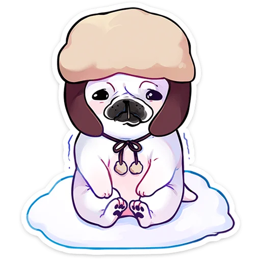 🥶 Стикер «Бульдозер» для Telegram