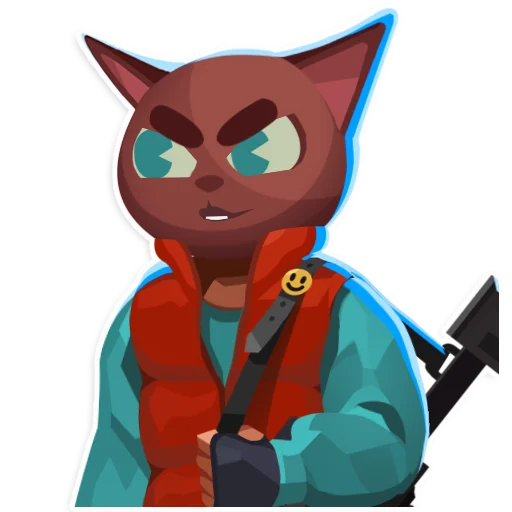 😾 Стикер «Bullet Echo» для Telegram