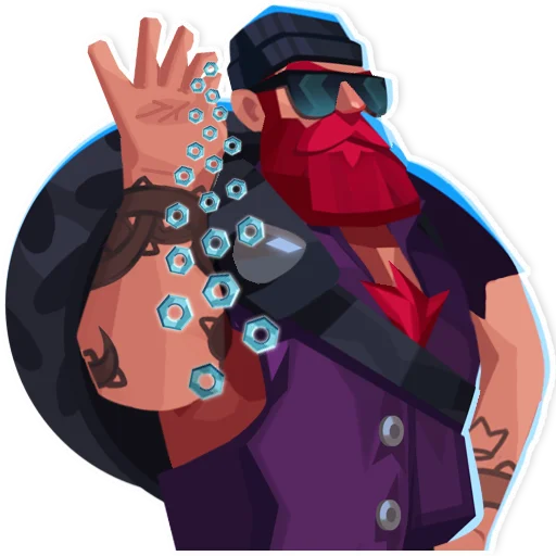 👨‍🍳 Стикер «Bullet Echo» для Telegram
