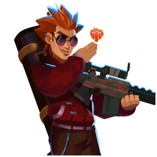 😘 Стикер «Bullet Echo Animated» для Telegram