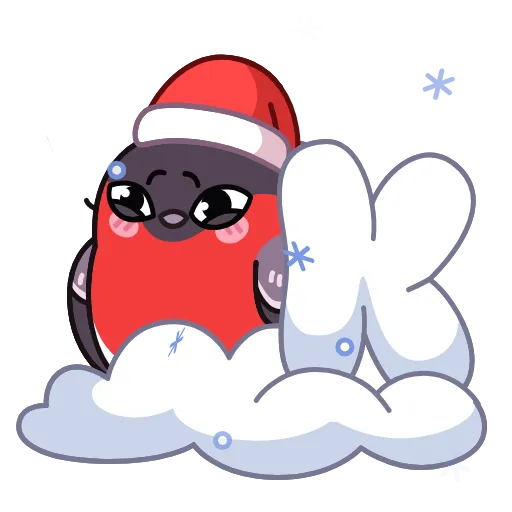 👌 Стикер «Снегирь» для Telegram