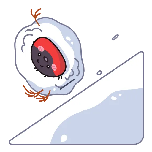 🙃 Стикер «Снегирь» для Telegram