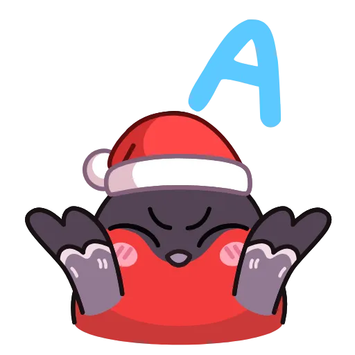 😌 Стикер «Снегирь» для Telegram