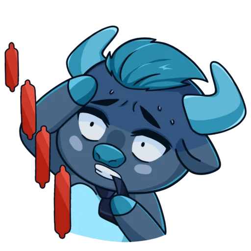 📈 Стикер «Mine free BULL» для Telegram