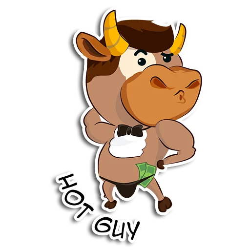 🌶 Стикер «БЫКИ_2021» для Telegram