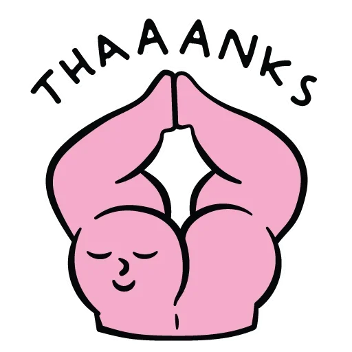 🙏 Стикер «Bum Bum Bum» для Telegram
