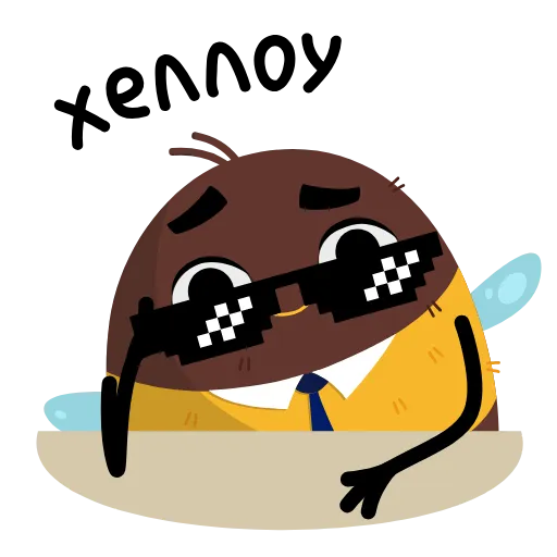 😎 Стикер «Шмель Олег» для Telegram