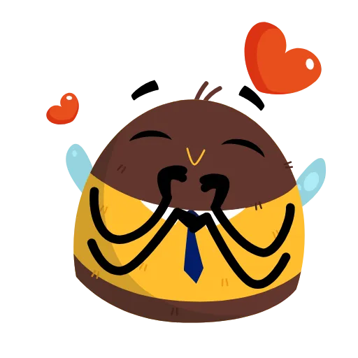 😘 Стикер «Шмель Олег» для Telegram