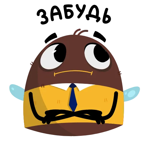 😖 Стикер «Шмель Олег» для Telegram