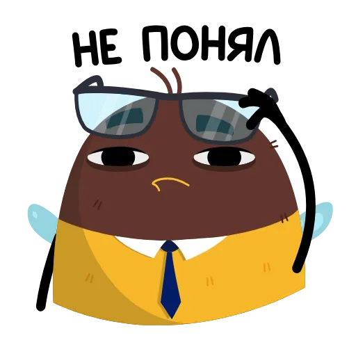 🧐 Стикер «Шмель Олег» для Telegram