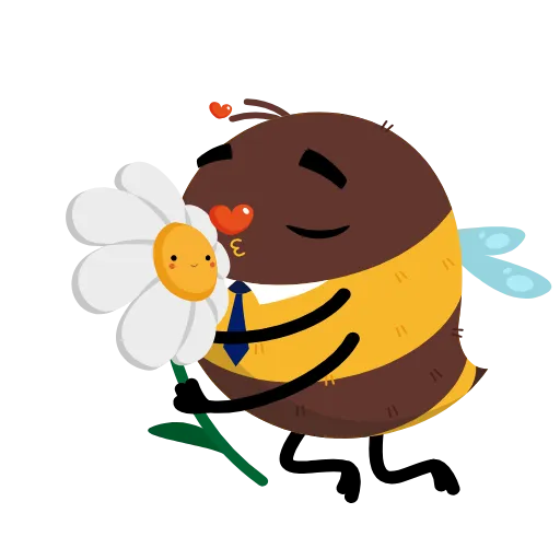 😘 Стикер «Шмель Олег» для Telegram