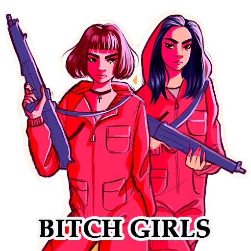 😈 Стикер «LACASA DE PAPEL» для Telegram