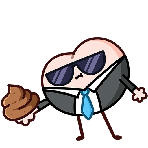 💩 Стикер «Попкинс Без Текста» для Telegram