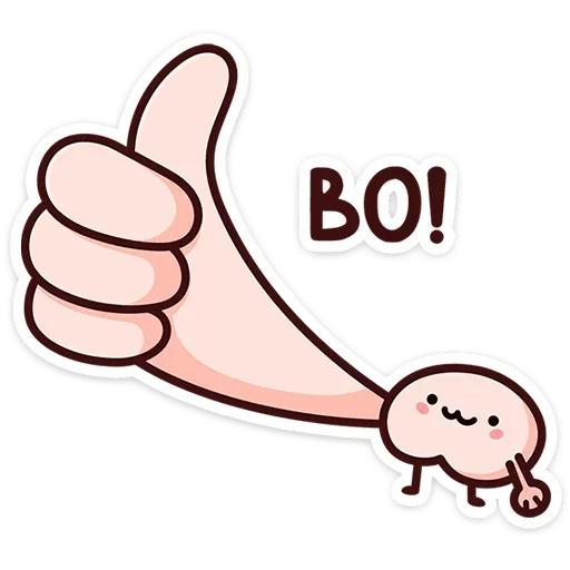 👍 Стикер «Попкинс» для Telegram