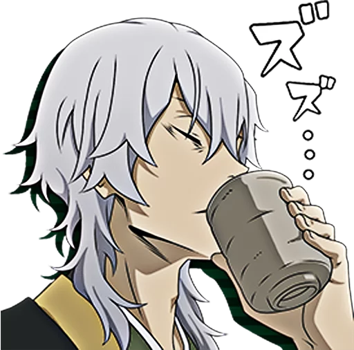🍵 Стикер «Bungou Stray Dogs» для Telegram