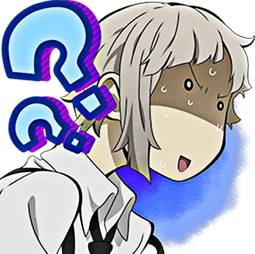 😰 Стикер «Bungou Stray Dogs» для Telegram