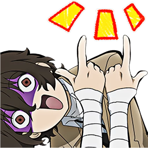 😨 Стикер «Bungou Stray Dogs» для Telegram