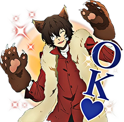 🐻 Стикер «Bungou Stray Dogs» для Telegram