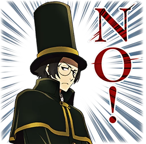 ☹ Стикер «Bungou Stray Dogs» для Telegram