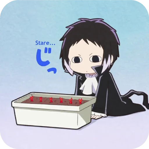 🍤 Стикер «Bungo stray dogs wan» для Telegram