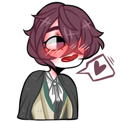 Стикерпак Bungou Stray Dogs (Roritozokaru) для Telegram