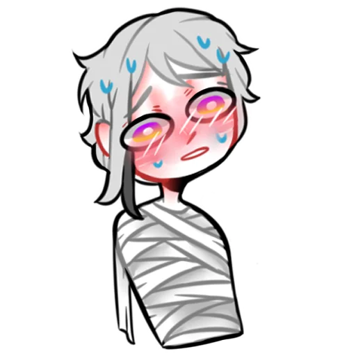 😬 Стикер «Bungou Stray Dogs (Roritozokaru)» для Telegram