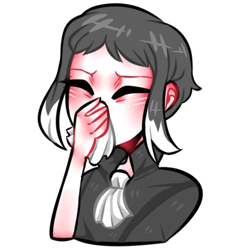 🤧 Стикер «Bungou Stray Dogs (Roritozokaru)» для Telegram