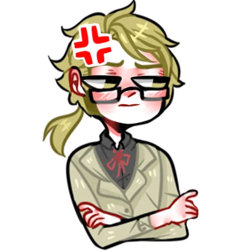 😡 Стикер «Bungou Stray Dogs (Roritozokaru)» для Telegram