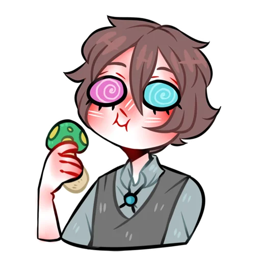😵 Стикер «Bungou Stray Dogs (Roritozokaru)» для Telegram