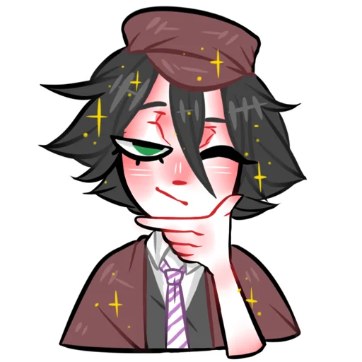 😉 Стикер «Bungou Stray Dogs (Roritozokaru)» для Telegram